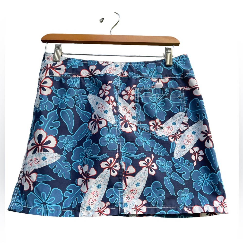 Hawaiian 90s Y2K Dress Stylish floral - surf skirt fabric. - Picture 3 of 10